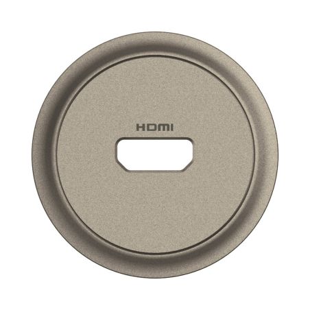 CT0314 Enjoliveur pour mécanisme prise HDMI 2.0 TYPE-A Legrand Céliane, coloris titanium