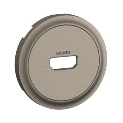 CT0314 Enjoliveur pour mécanisme prise HDMI 2.0 TYPE-A Legrand Céliane, coloris titanium