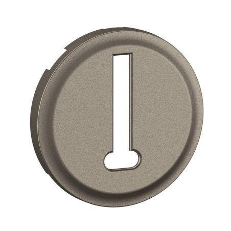 CT0338 Enjoliveur pour mécanisme prise téléphone en T Legrand Céliane, coloris titanium