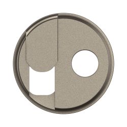 CT0342 Ejoliveur pour mécanismes prise TV + RJ45 Legrand Céliane, coloris titanium