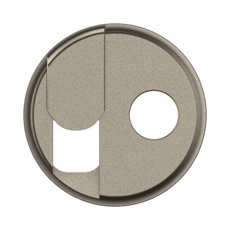 CT0342 Ejoliveur pour mécanismes prise TV + RJ45 Legrand Céliane, coloris titanium