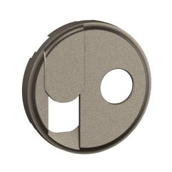 CT0342 Ejoliveur pour mécanismes prise TV + RJ45 Legrand Céliane, coloris titanium
