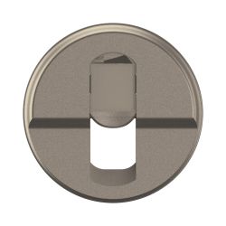 CT0346 Enjoliveur pour mécanisme RJ45, Simple Legrand Céliane, coloris titanium