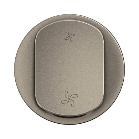 CT6001 Enjoliveur pour mécanisme commande VMC Legrand Céliane, coloris titanium