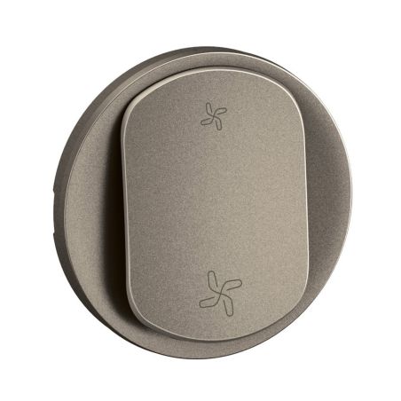 CT6001 Enjoliveur pour mécanisme commande VMC Legrand Céliane, coloris titanium