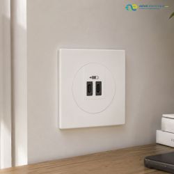 600345 Legrand - Dooxie Chargeur double USB Type-C 3A 15W - Blanc