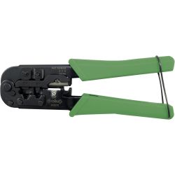 442070 AGI Robur - Pince à sertir connecteurs modulaires RJ 45-12-11, coupe, dénude, sertit