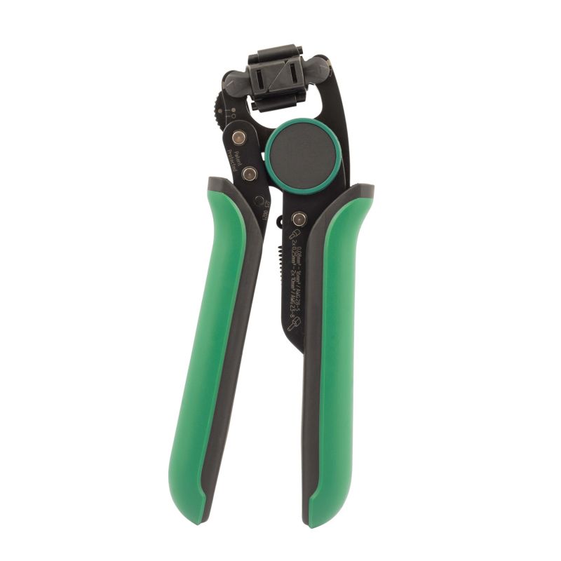 442035 AGI Robur - Pince à sertir à mors rotatif 360° capacité 0.08 à 16mm² automatique