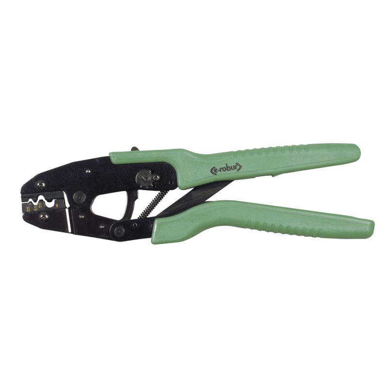442003 AGI Robur - Pince à sertir à cliquet pour cosses rondes nues de 0,5 à 10,0mm²