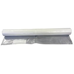 393213 AGI Robur - Bâche de chantier PE 50 microns - Largeur 3m - Longueur 25m - Transparente
