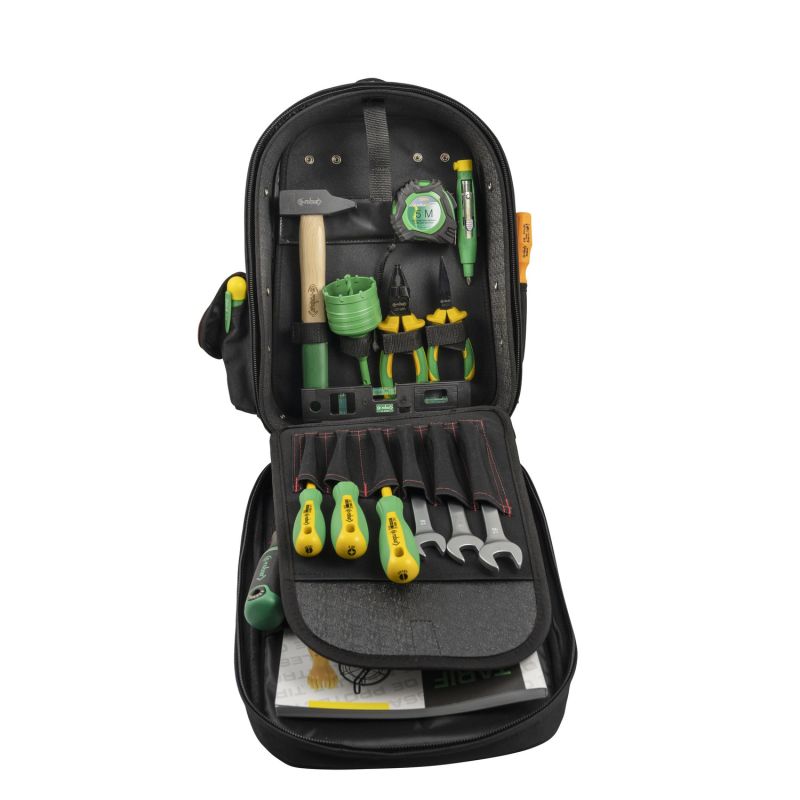 322020 AGI Robur - Sac à dos textile porte outils et documents 300 x 140 x 400mm