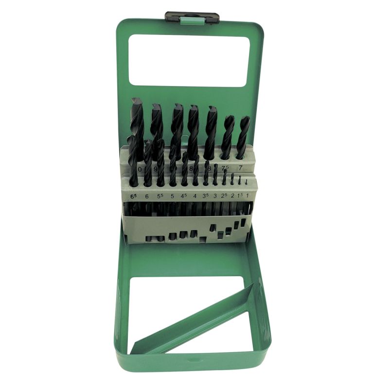 262347 AGI Robur - Coffret 25 forets à acier HSS, 1 à 13mmpar pas de 0,5mm
