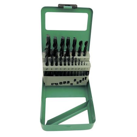 262347 AGI Robur - Coffret 25 forets à acier HSS, 1 à 13mmpar pas de 0,5mm