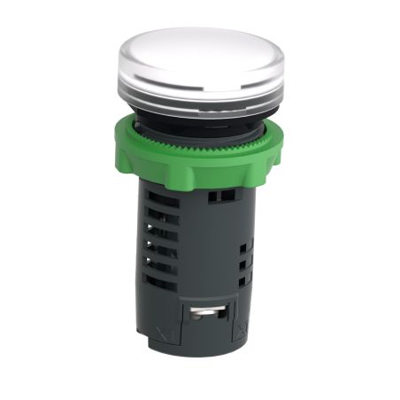 XB5EVB1 Schneider - Harmony XB5 - voyant lumineux compact LED- Ø22- blanc - 24V