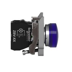 XB4BVM6 Schneider - Harmony XB4 - voyant lumineux LED - Ø22 - bleu - 230V