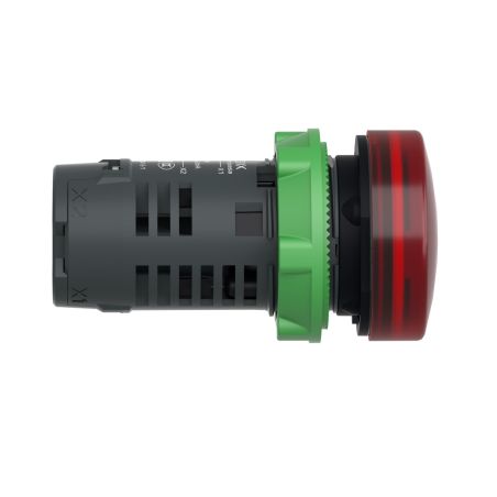 XB5EVM4 Schneider - Harmony XB5 - voyant lumineux compact LED - Ø22- rouge - 230V