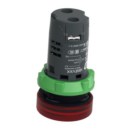 XB5EVM4 Schneider - Harmony XB5 - voyant lumineux compact LED - Ø22- rouge - 230V