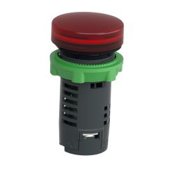 XB5EVM4 Schneider - Harmony XB5 - voyant lumineux compact LED - Ø22- rouge - 230V