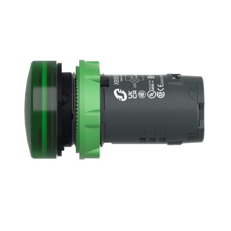 XB5EVM3 Schneider - Harmony XB5 - voyant lumineux compact LED - Ø22- vert - 230V