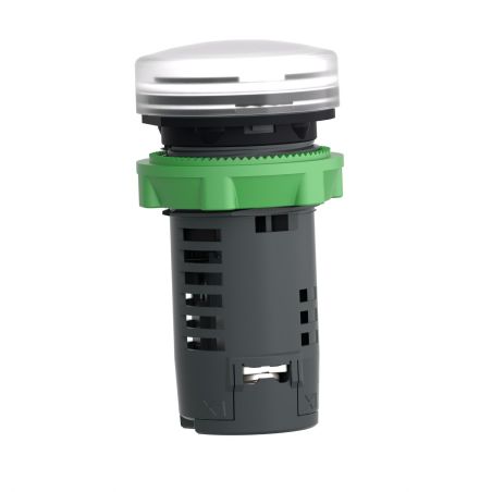 XB5EVM1 Schneider - Harmony XB5 - voyant lumineux compact LED - Ø22 - Blanc - 230V