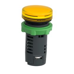 XB5EVB8 Schneider - Harmony XB5 - voyant lumineux compact LED - Ø22 - jaune - 24V