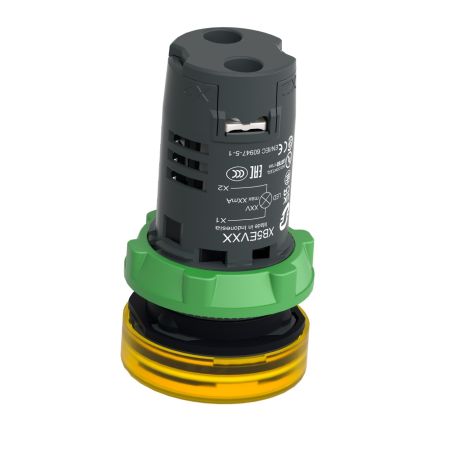 XB5EVB8 Schneider - Harmony XB5 - voyant lumineux compact LED - Ø22 - jaune - 24V