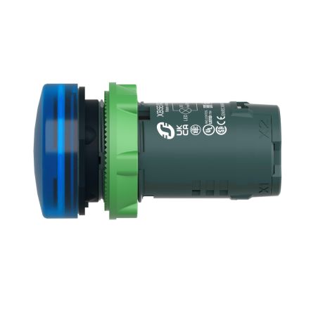 XB5EVB6 Schneider - Harmony XB5 - voyant lumineux compact LED - Ø22 - bleu - 24V