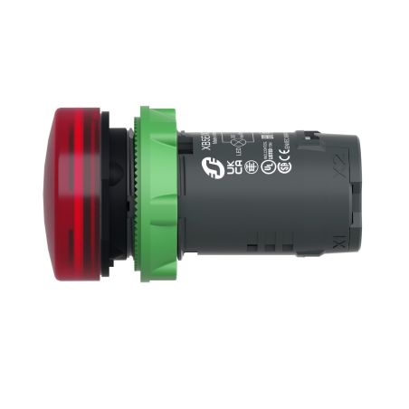XB5EVB4 Schneider - Harmony XB5 - voyant lumineux compact LED - Ø22 - rouge - 24V