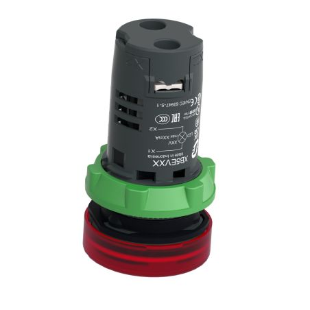 XB5EVB4 Schneider - Harmony XB5 - voyant lumineux compact LED - Ø22 - rouge - 24V