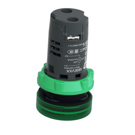 XB5EVB3 Schneider - Harmony XB5 - voyant lumineux compact LED - Ø22 - vert - 24V