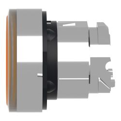 ZB4BW353 Schneider - Harmony XB4 - tête bouton poussoir lumineux LED - Ø22 - orange