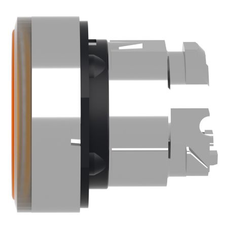 ZB4BW353 Schneider - Harmony XB4 - tête bouton poussoir lumineux LED - Ø22 - orange
