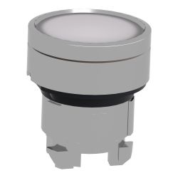 ZB4BW313 Schneider - Harmony XB4 - tête bouton poussoir lumineux LED - Ø22 - blanc
