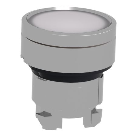 ZB4BW313 Schneider - Harmony XB4 - tête bouton poussoir lumineux LED - Ø22 - blanc