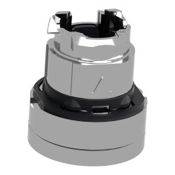 ZB4BW313 Schneider - Harmony XB4 - tête bouton poussoir lumineux LED - Ø22 - blanc