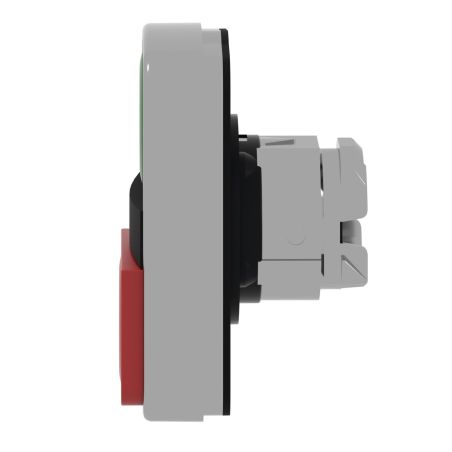ZB4BL7341 Schneider - Harmony XB4 - tête Bouton marche arrêt métalØ22 vert + rouge- 1NO+1NF