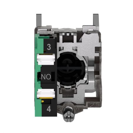 XB4BA215 Schneider- Harmony XB4 - bouton tournant à manette - Ø22 - 2 positions fixes - noir - 1NO
