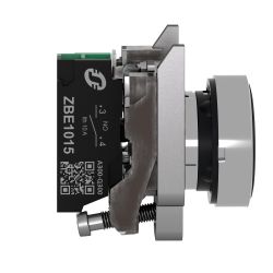 XB4BA215 Schneider- Harmony XB4 - bouton tournant à manette - Ø22 - 2 positions fixes - noir - 1NO