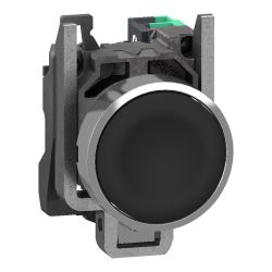 XB4BA215 Schneider- Harmony XB4 - bouton tournant à manette - Ø22 - 2 positions fixes - noir - 1NO