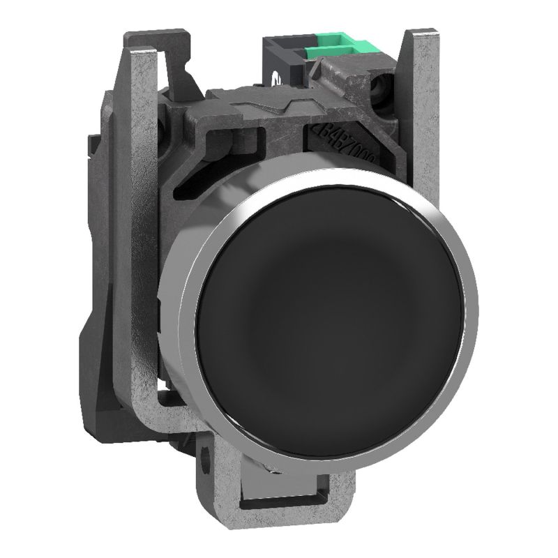XB4BA215 Schneider- Harmony XB4 - bouton tournant à manette - Ø22 - 2 positions fixes - noir - 1NO
