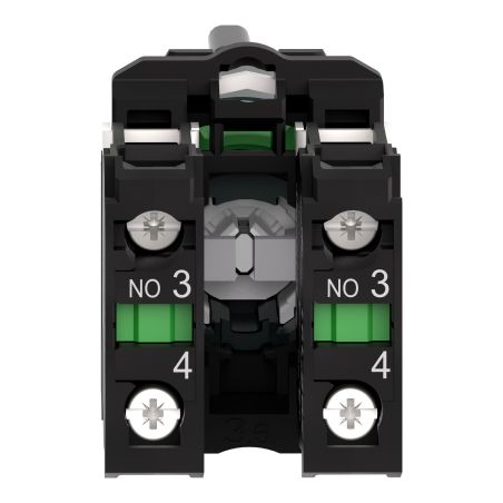 XB5AG33 Schneider - Harmony XB5 - bouton tournant à clé 455 - Ø22 - 3 positions fixes - 2NO