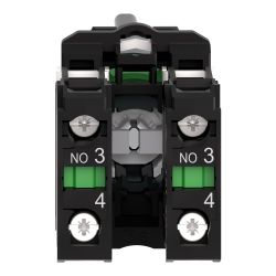XB5AG03 Schneider - Harmony XB5 - bouton tournant à clé 455 - Ø22 - 3 positions fixes - 2NO