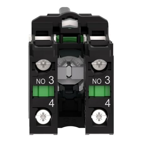 XB5AG03 Schneider - Harmony XB5 - bouton tournant à clé 455 - Ø22 - 3 positions fixes - 2NO