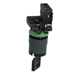 XB5AG41 Schneider - Harmony XB5 - bouton tournant à clé 455 - Ø22 - 2 positions fixes -1NO