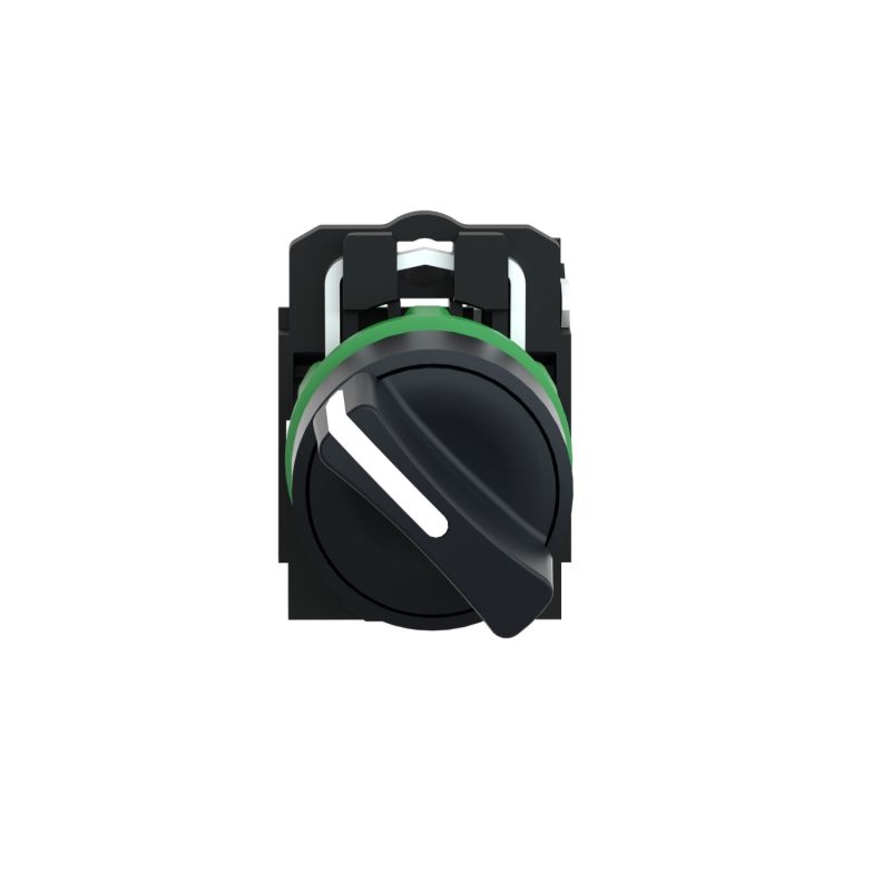 XB5AD21 Schneider - Harmony XB5 - bouton tournant manette - Ø22 - 2 positions fixes - noir - 1NO