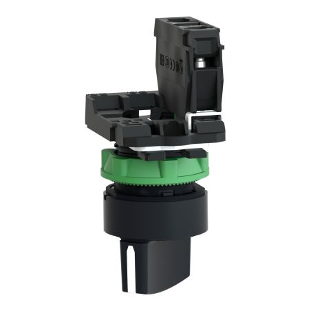 XB5AD21 Schneider - Harmony XB5 - bouton tournant manette - Ø22 - 2 positions fixes - noir - 1NO