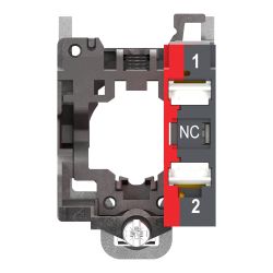ZB4BZ1025 Schneider - Harmony XB4 - corps de bouton - 1NF - raccordement bornes push in