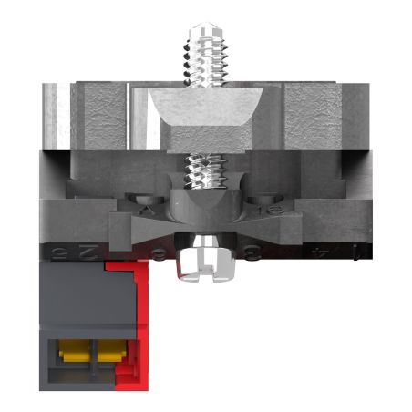 ZB4BZ1025 Schneider - Harmony XB4 - corps de bouton - 1NF - raccordement bornes push in