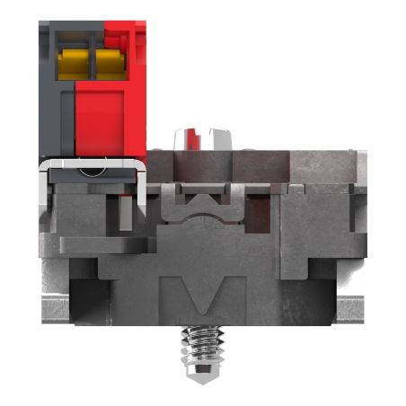ZB4BZ1025 Schneider - Harmony XB4 - corps de bouton - 1NF - raccordement bornes push in