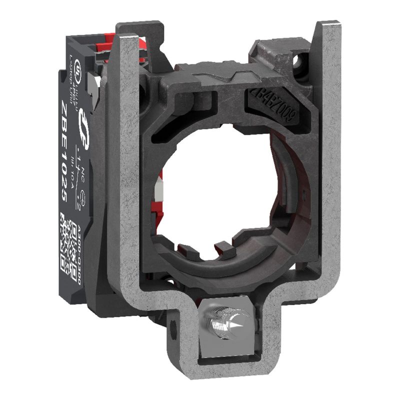 ZB4BZ1025 Schneider - Harmony XB4 - corps de bouton - 1NF - raccordement bornes push in